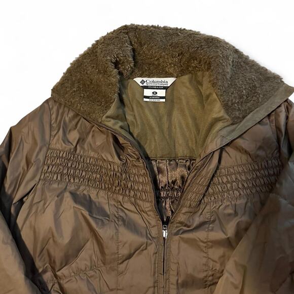Columbia brown puffer jacket, women’s size M, NWT - Picture 3 of 5